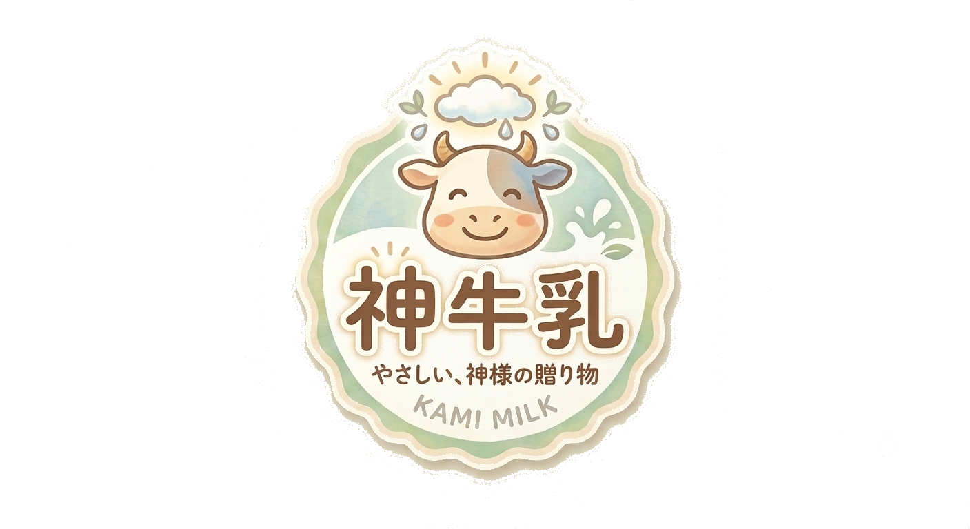 神牛乳のロゴ